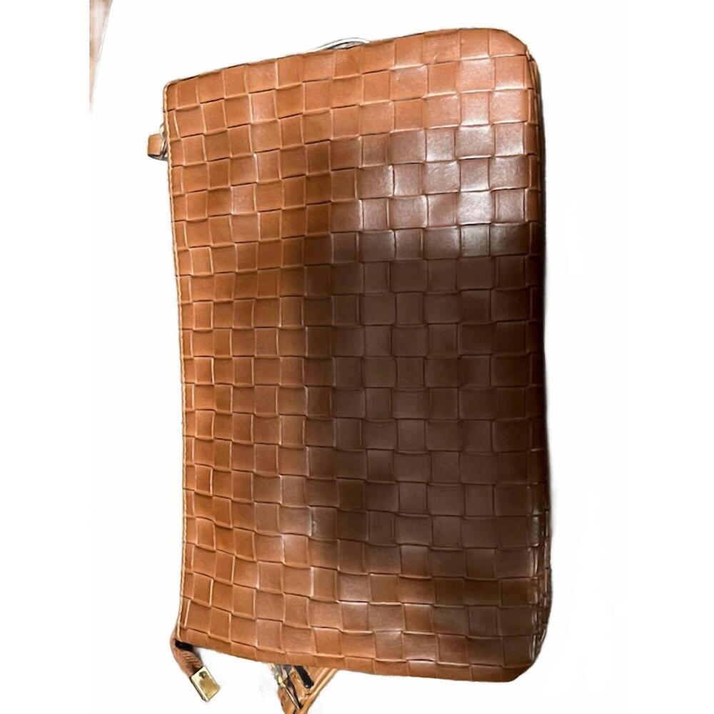 NEW FAIRE wristlet clutch with straps in brown